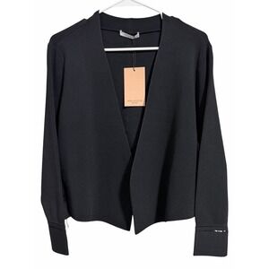 M. M. Lafleur The‎ Sant Ambroeus Jardigan Cardigan Stretch Black Women's Size +1